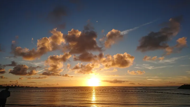 夕暮れ