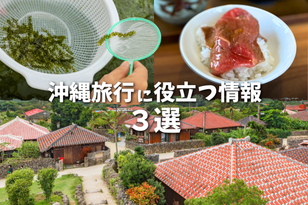 沖縄の雨の日観光・離島・グルメ情報 3選