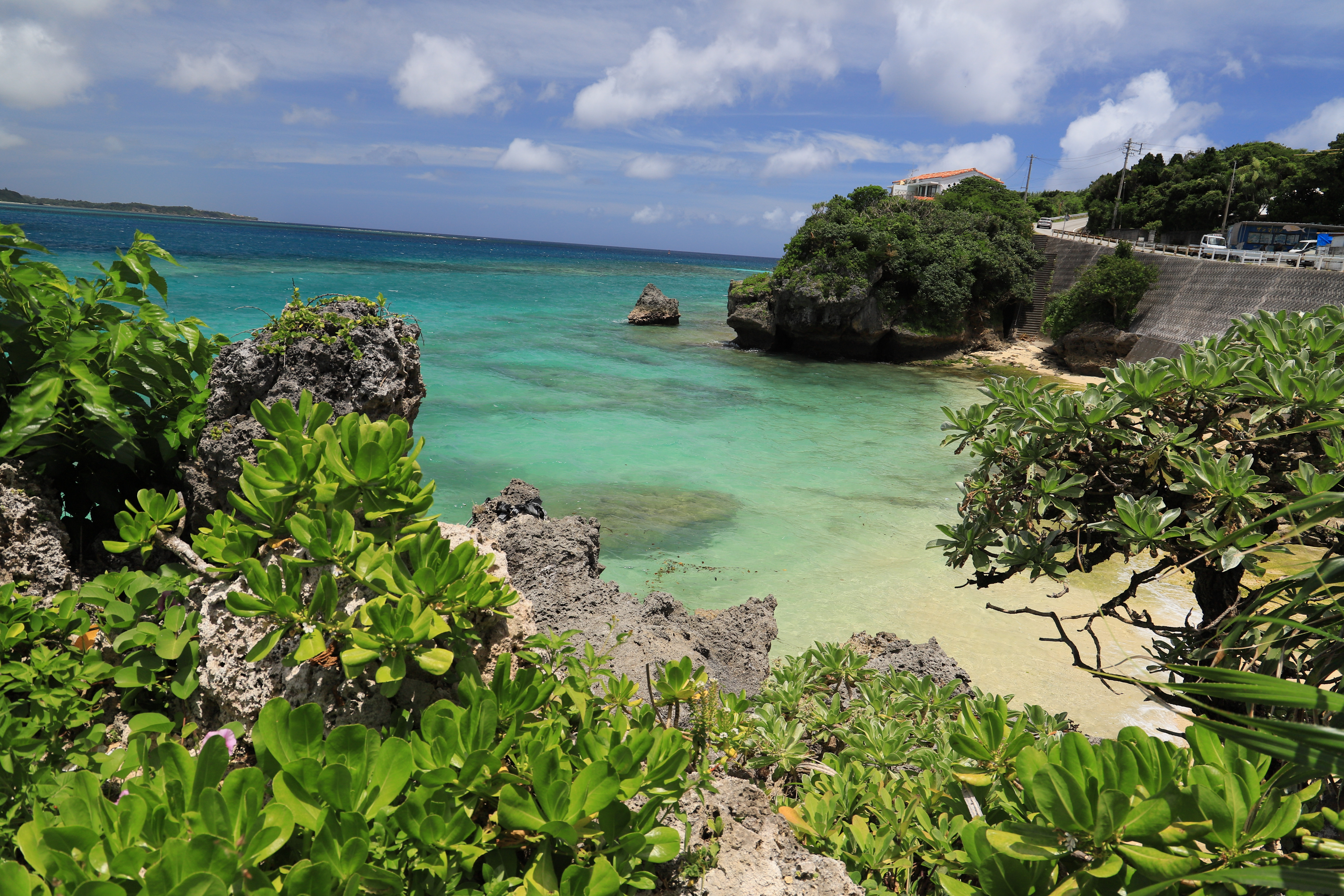 古宇利島／ティーヌ浜／トケイ浜