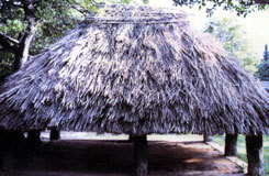 伊是名村諸見の神アサギ(附拝所)