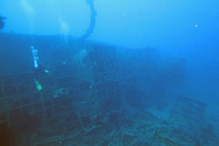 Wreck off the USS Emmons of Kouri Island