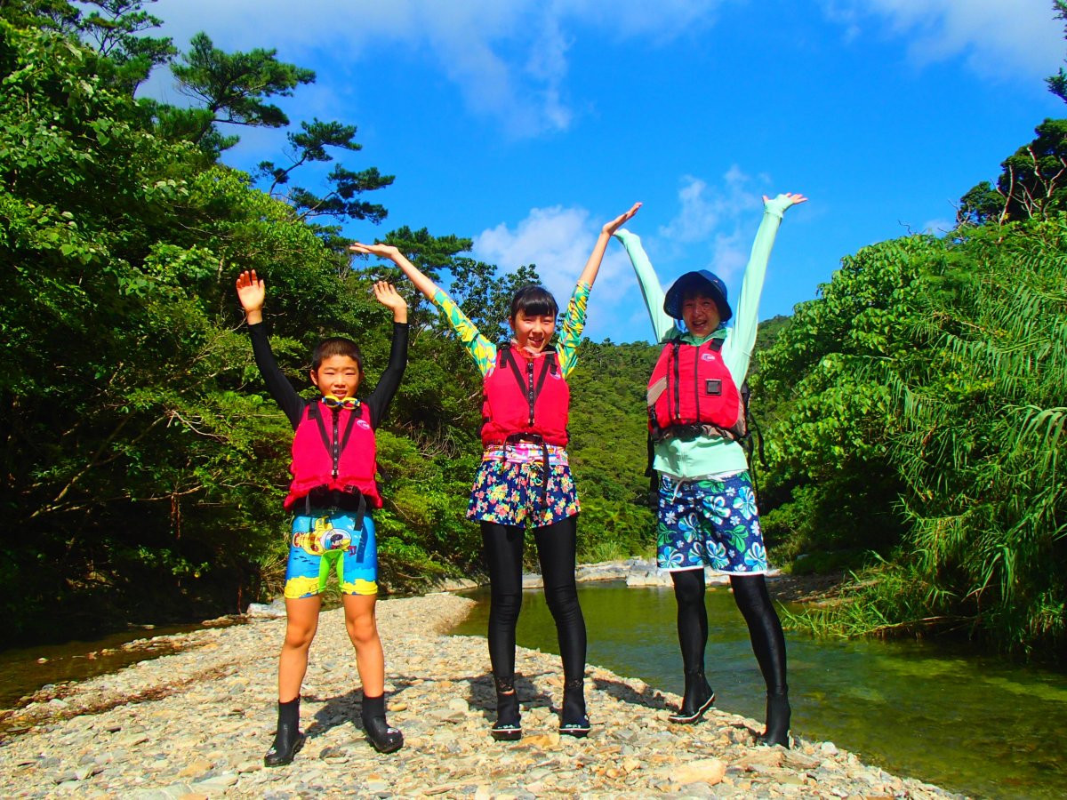 キャニオニング＆シャワークライミング、ウォータースライダー