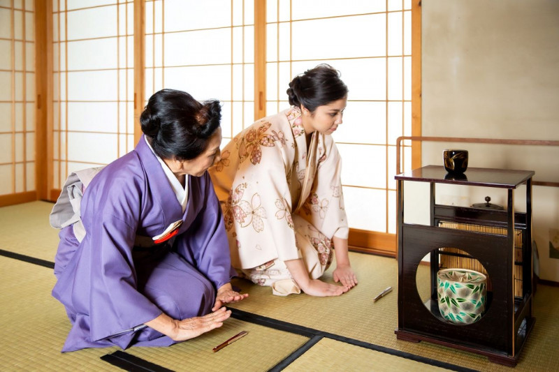 茶道体験　Tea ceremony　