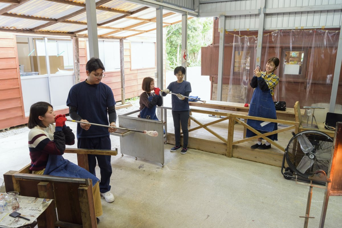 グラスアート藍