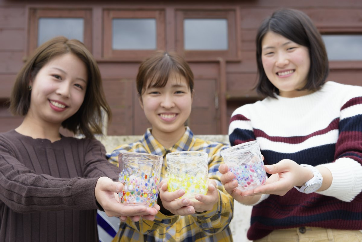 グラスアート藍