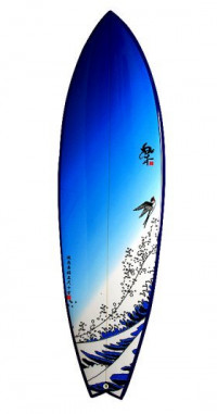 大幅値下げ【配送料込】和乃風屋サーフボード 飛沫 しぶき5'10 配送料込】