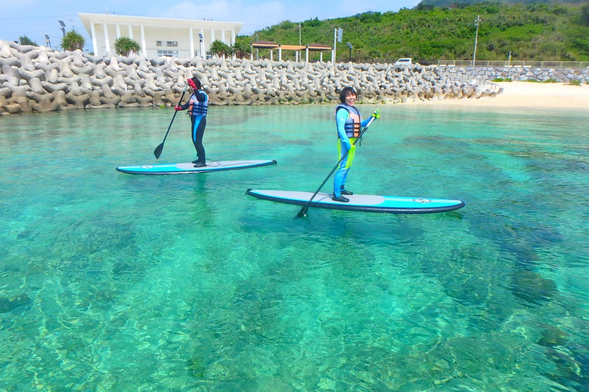 熱帯魚と珊瑚礁の海　ＳＵＰ＆シュノーケリング