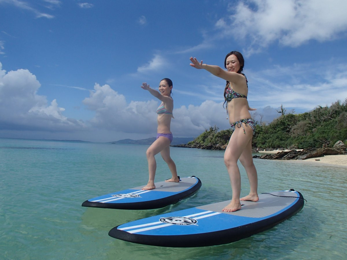 沖縄で素敵な時間　ヨガＳＵＰ＆ヨガ