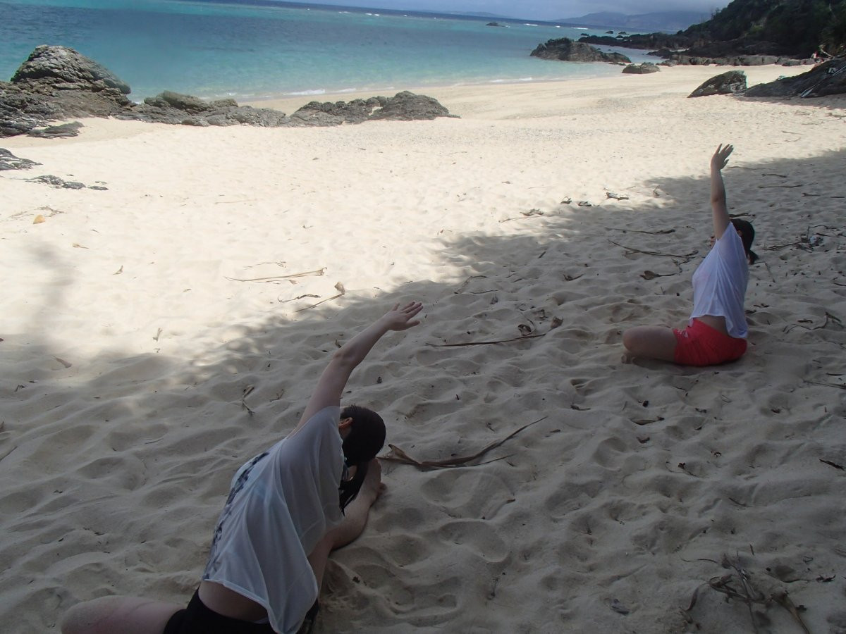 沖縄で素敵な時間　ヨガＳＵＰ＆ヨガ