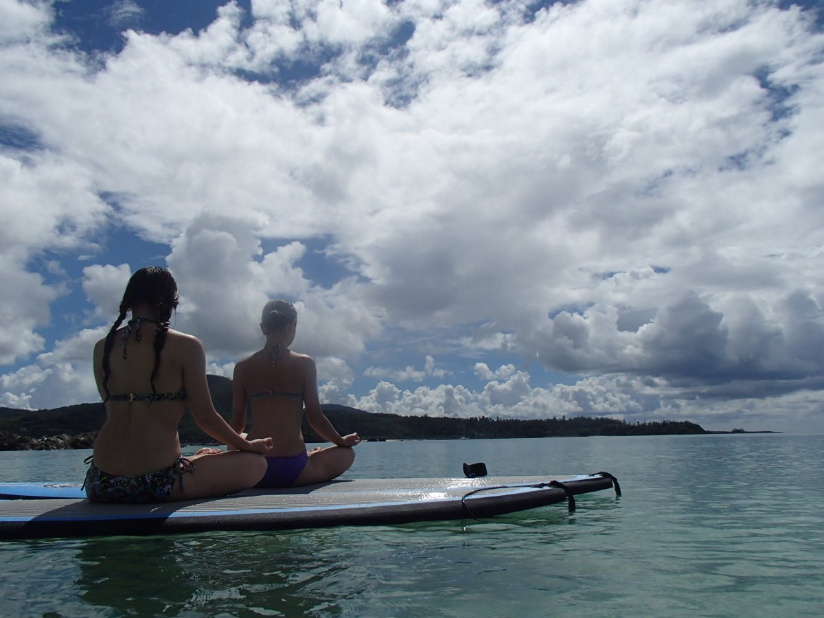 沖縄で素敵な時間　ヨガＳＵＰ＆ヨガ