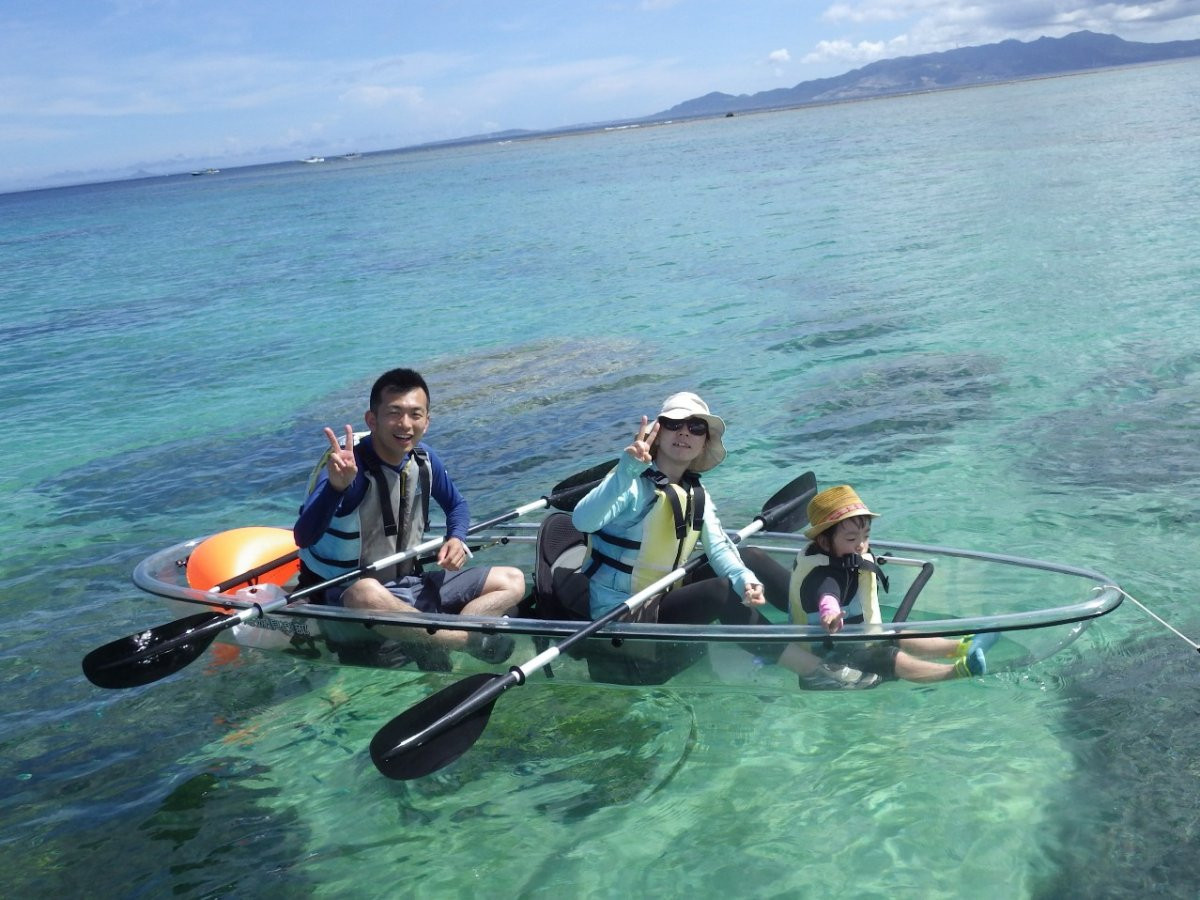 2才からOK♪スケルトンカヤックツアー　海遊倶楽部