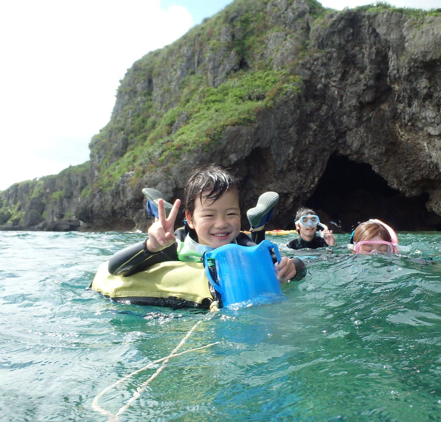 アルガイド沖縄 B 　　　　 　『青の洞窟シュノーケリングの冒険』