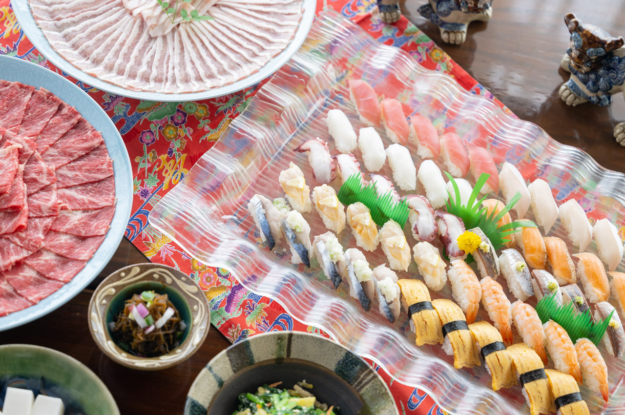 日本料理・琉球料理 七福（リザンシーパークホテル谷茶ベイ）