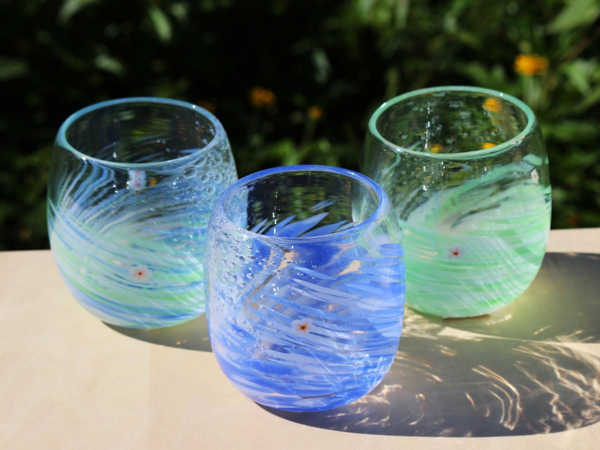 琉球ガラス　新品未使用　花材　ハンドクラフト