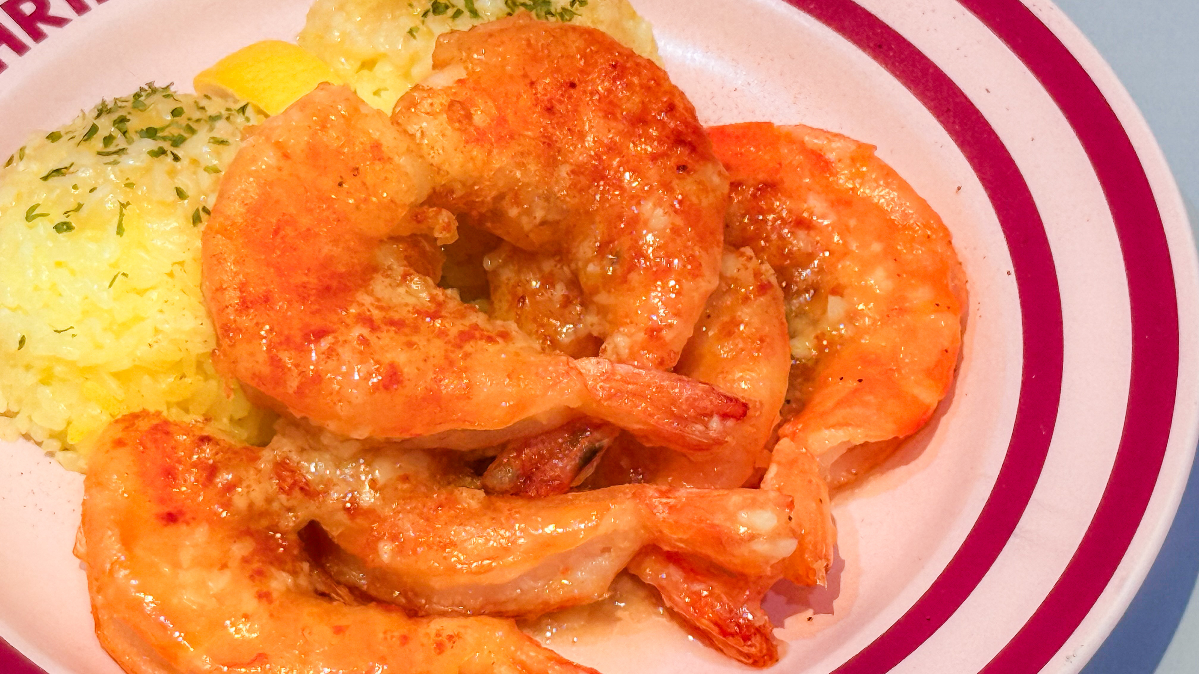 THE GARLIC SHRIMP