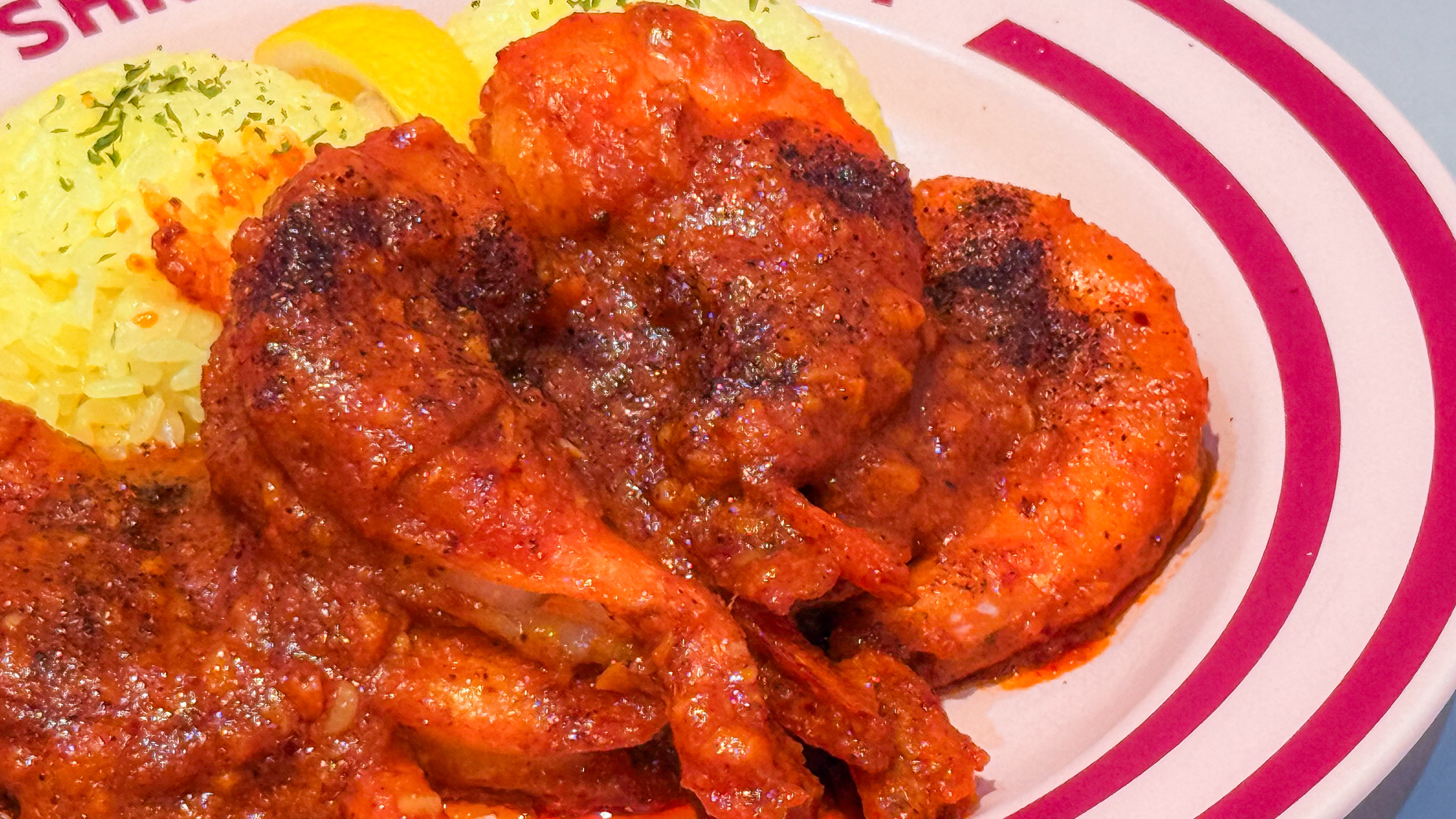 THE GARLIC SHRIMP