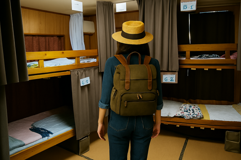 4名相部屋だけど一泊￥1,800は財布にやさしい