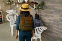 外にある喫煙スペース