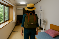 窓のある個室一泊￥3,600だけど2名まで泊まれます