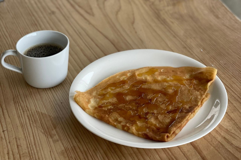 塩バターキャラメルクレープ