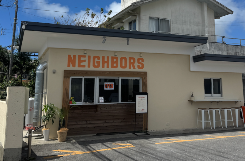 屋外カウンターもあるよ！