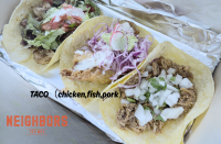 3種類のタコスが楽しめる！