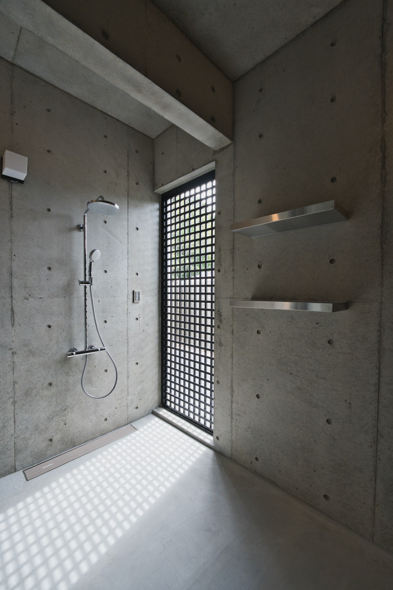 屋外シャワー室