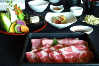 島野菜とあぐー豚＆石垣牛のしゃぶしゃぶ