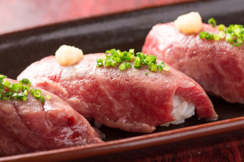 石垣牛の炙りにぎり