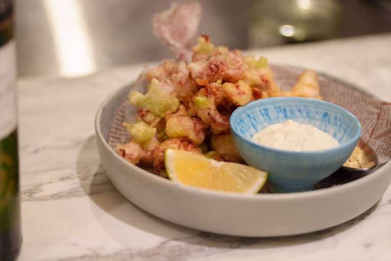 イカのフリットアーサ風味