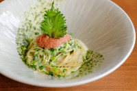 明太子とアーサのクリームソース