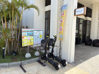 シェアリング事業（設置：ロイヤルビューホテル美ら海・オキナワハナサキマルシェ・ミスター金城など