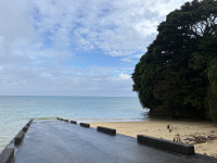 本部町公園近く、具志堅の海