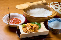 土鍋ご飯ー雲丹いくら