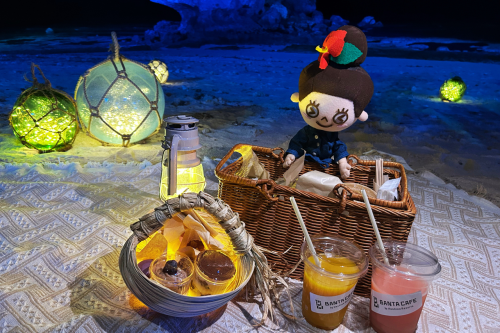 同行したマハエちゃんも一緒にピクニック♪