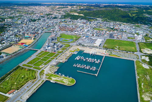 与那原町東浜地区　画像提供：与那原町役場観光商工課