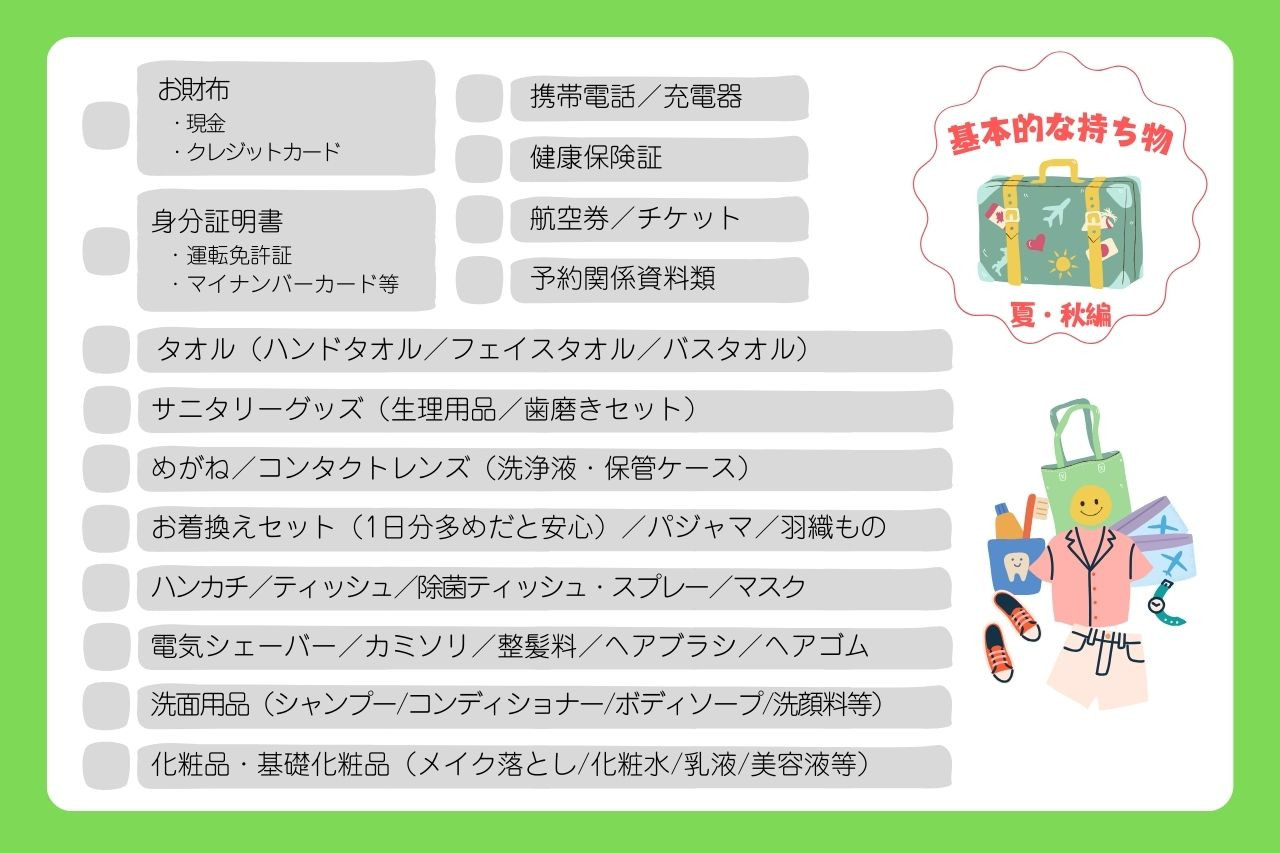 これがあると便利！沖縄旅行の持ち物リスト（夏・秋編） | 沖縄観光 ｜地図・旅行ガイド