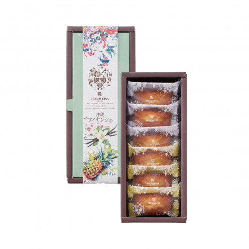 沖縄フィナンシェ アソート 6個入 (バニラ3個/ パイナップル3個)