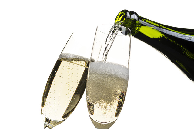 ドリンクも贅沢にスパークリングワインが飲み放題