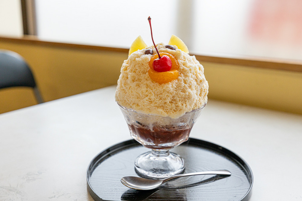 いなみね冷やしもの店の「しろくま」