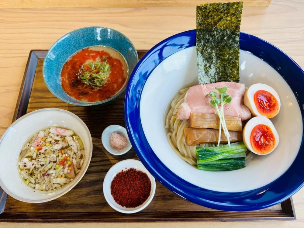 「味玉濃厚辛つけ麺」
