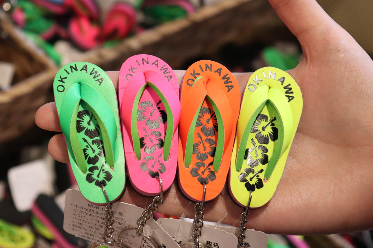 ビーチサンダルキーホルダー