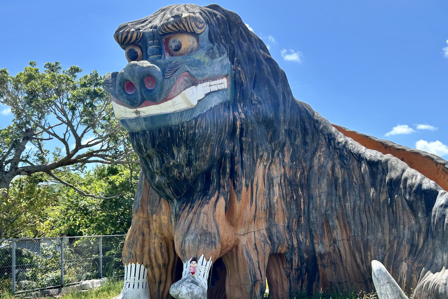 約7mの獅子がドーン!