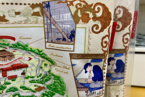 職人さんの姿も描かれています。©国営沖縄記念公園(首里城公園)