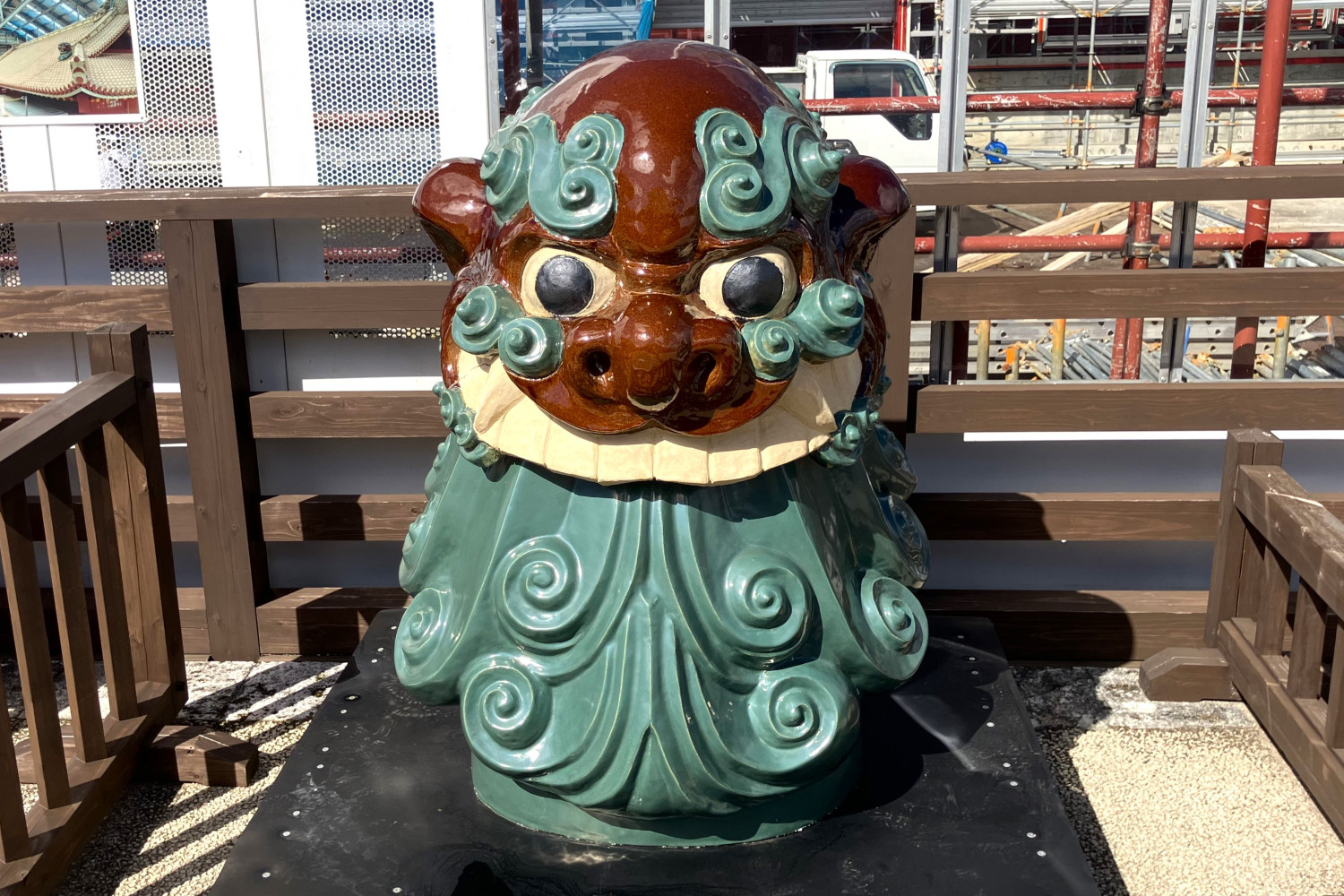 鬼瓦 吽形(うんぎょう) ©国営沖縄記念公園(首里城公園)