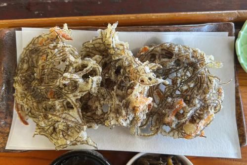 もずくの天ぷら