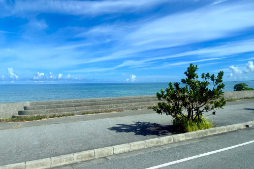 浦添西海岸の車窓風景