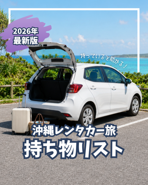 2位｜レンタカー旅に便利な持ち物リスト