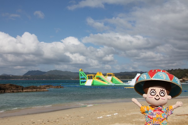 カヌチャオーシャンパークが初登場 カヌチャビーチ海開きに行ってきました マハエの沖縄ダイアリー