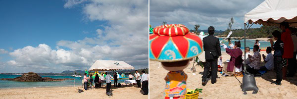 カヌチャオーシャンパークが初登場 カヌチャビーチ海開きに行ってきました マハエの沖縄ダイアリー